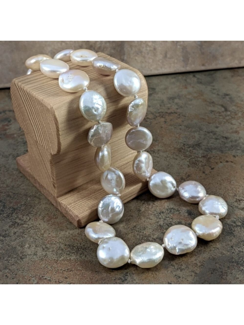 White Coin Pearl Pearl necklace 🆕